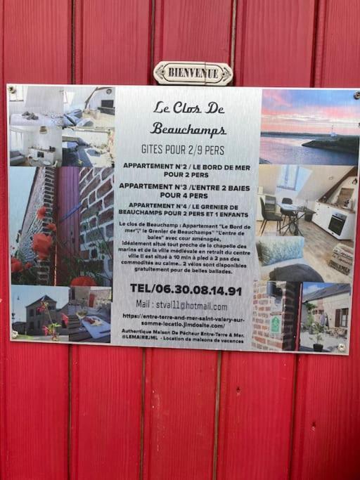 Le Clos De Beauchamp Appartement Le Bord De Mer 2 Velos Sont Disponibles Gratuitement Saint-Valéry-sur-Somme Eksteriør bilde
